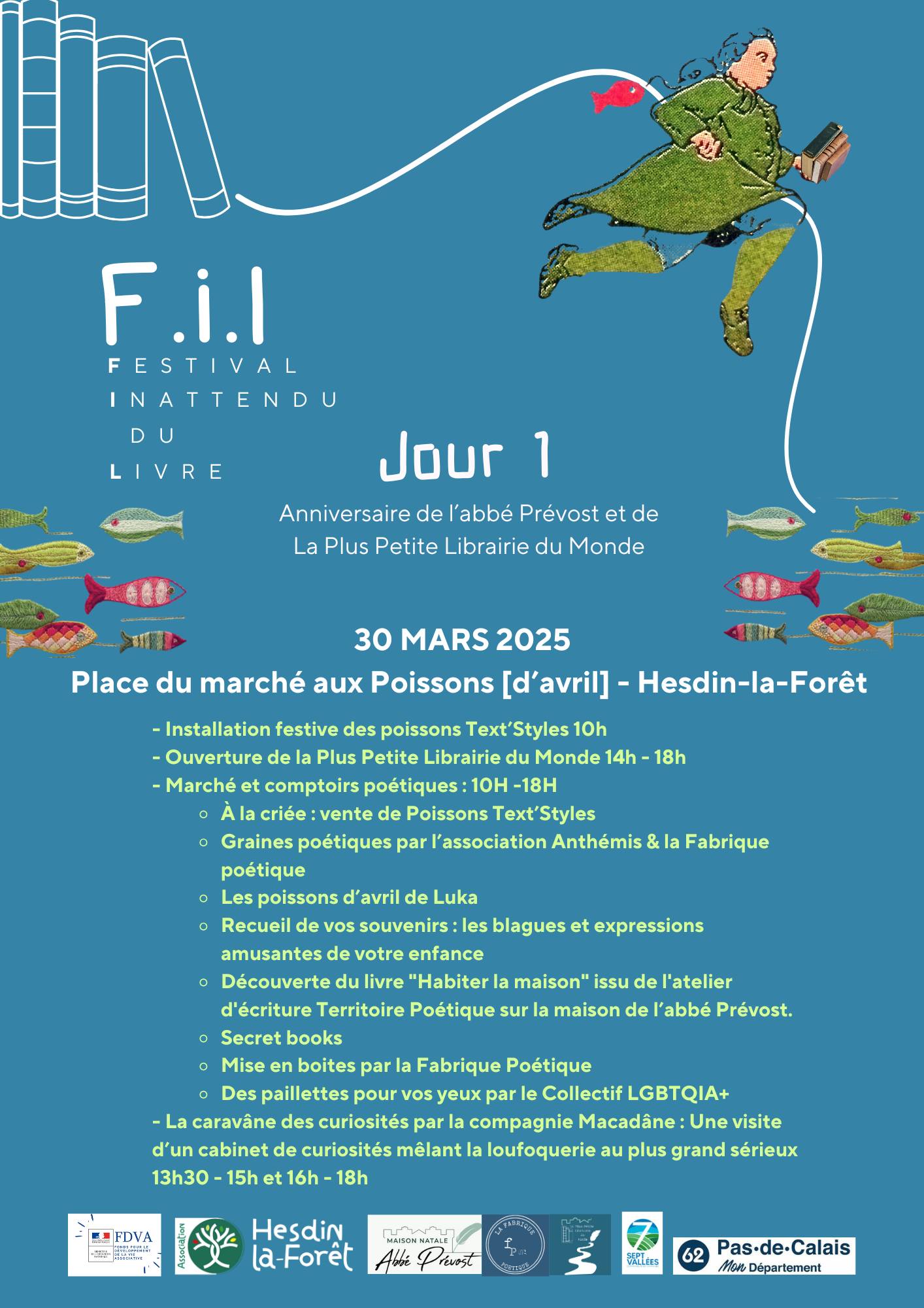 F.I.L – festival inattendu du Livre – Jour 1